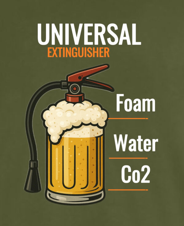 Camiseta Bravo1 "Universal Extinguisher" - Imagen 3
